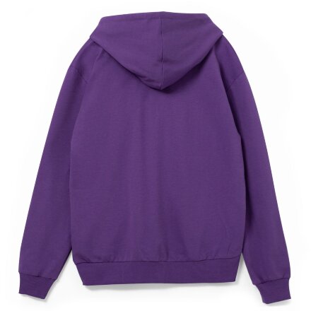 Толстовка на молнии с капюшоном Siverga 2.0, фиолетовая Толстовка на молнии с капюшоном Siverga 2.0, фиолетовая