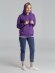 Толстовка на молнии с капюшоном Siverga 2.0, фиолетовая Толстовка на молнии с капюшоном Siverga 2.0, фиолетовая