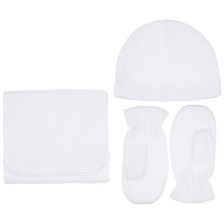 Варежки Fleecy, белые Варежки Fleecy, белые