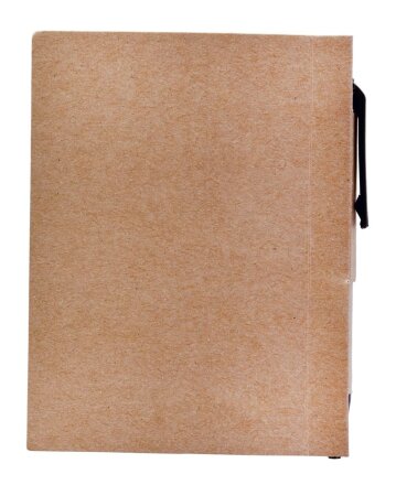 Мини-блокнот Eco Light с ручкой с черными элементами