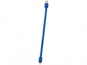 2 в 1 Кабель для зарядки в футляре, синий 2 в 1 Кабель для зарядки в футляре, синий