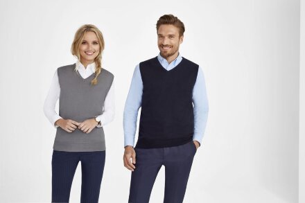 Жилет унисекс Gentlemen, темно-синий Жилет унисекс Gentlemen, темно-синий