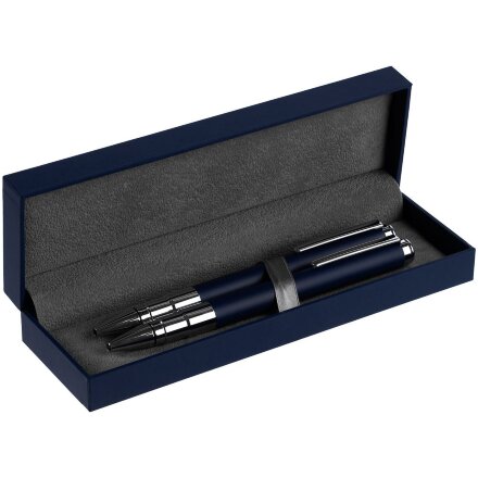 Футляр Duality для 2 ручек, синий Футляр Duality для 2 ручек, синий