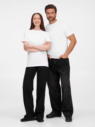 Футболка унисекс T-Bolka 180, белая Футболка унисекс T-Bolka 180, белая