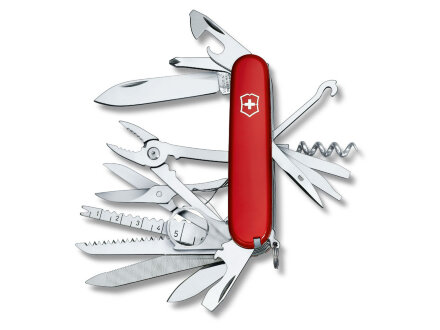 Нож перочинный VICTORINOX Swiss Champ, 91 мм, 33 функции, красный Нож перочинный VICTORINOX Swiss Champ, 91 мм, 33 функции, красный