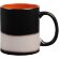 Кружка-хамелеон On Display, матовая, черная с оранжевым Кружка-хамелеон On Display, матовая, черная с оранжевым
