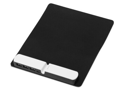 Коврик для мыши со встроенным USB-хабом Plug Коврик для мыши со встроенным USB-хабом Plug