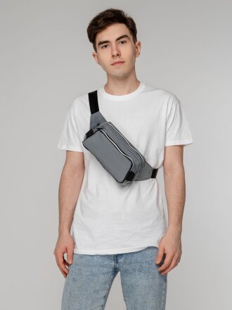 Поясная сумка Tabby, серая Поясная сумка Tabby, серая