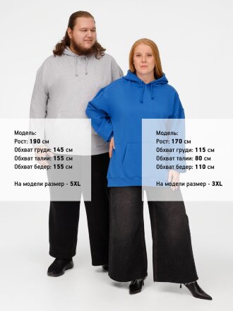 Худи унисекс Condor, ярко-синее Худи унисекс Condor, ярко-синее