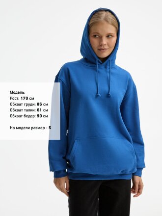 Худи унисекс Condor, ярко-синее Худи унисекс Condor, ярко-синее