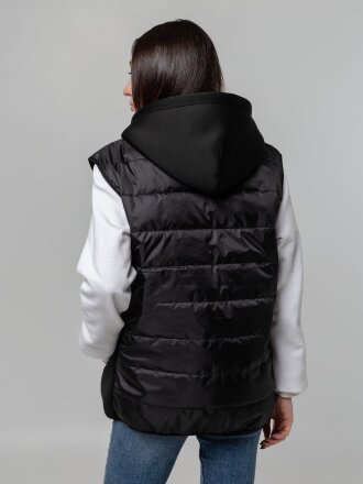 Жилет Orkney с капюшоном, черный Жилет Orkney с капюшоном, черный