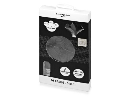 USB-переходник XOOPAR W CABLE 3 в 1 USB-переходник XOOPAR W CABLE 3 в 1