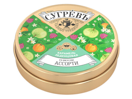 Ж/б монпансье СУГРЕВЪ ассорти