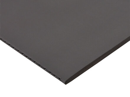 Бизнес-тетрадь А5 Pragmatic Contrast, 40 листов в клетку, серый с черным срезом