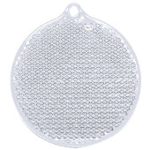 Пешеходный светоотражатель «Круг», белый Пешеходный светоотражатель «Круг», белый