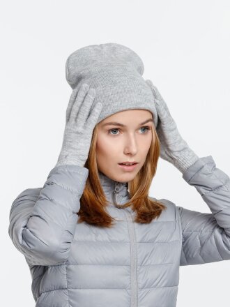 Шапка Urban Flow, светло-серый меланж Шапка Urban Flow, светло-серый меланж