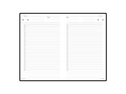 Ежедневник А5 недатированный Бумвинил, черный