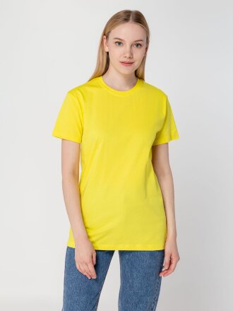 Футболка унисекс T-Bolka 160, желтая Футболка унисекс T-Bolka 160, желтая