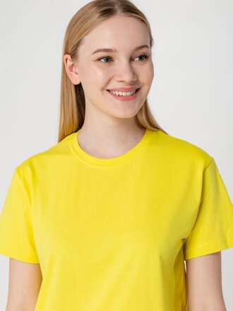 Футболка унисекс T-Bolka 160, желтая Футболка унисекс T-Bolka 160, желтая