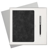 Подарочный набор Верона (Verona), черный (ежедневник, ручка)