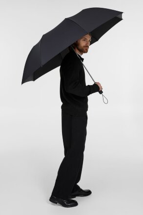 Зонт складной Big Arc, черный Зонт складной Big Arc, черный