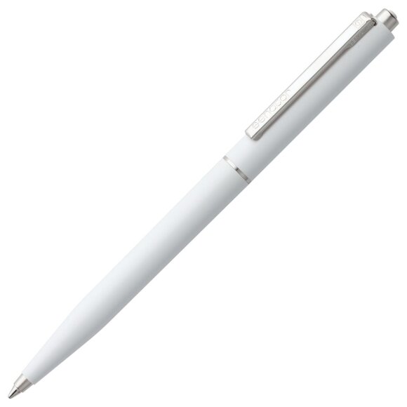 Ручка шариковая Senator Point, ver.2, белая с нанесением логотипа