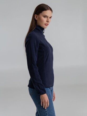 Толстовка флисовая женская Frontflip темно-синяя Толстовка флисовая женская Frontflip темно-синяя