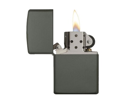 Зажигалка ZIPPO Classic с покрытием Green Matte, латунь/сталь, зелёная, матовая, 38x13x57 мм Зажигалка ZIPPO Classic с покрытием Green Matte, латунь/сталь, зелёная, матовая, 38x13x57 мм
