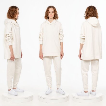 Худи унисекс H1, молочно-белое Худи унисекс H1, молочно-белое