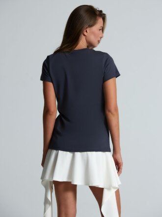 Футболка женская T-bolka Lady, темно-серая (графит) Футболка женская T-bolka Lady, темно-серая (графит)