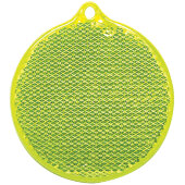 Пешеходный светоотражатель «Круг», неон-желтый Пешеходный светоотражатель «Круг», неон-желтый