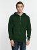 Толстовка на молнии с капюшоном Siverga 2.0, темно-зеленая Толстовка на молнии с капюшоном Siverga 2.0, темно-зеленая