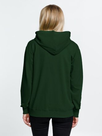 Толстовка на молнии с капюшоном Siverga 2.0, темно-зеленая Толстовка на молнии с капюшоном Siverga 2.0, темно-зеленая