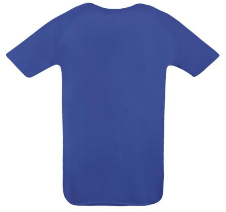 Футболка унисекс Sporty 140, ярко-синяя Футболка унисекс Sporty 140, ярко-синяя