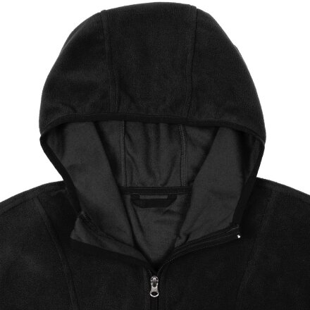 Анорак флисовый унисекс Fliska, черный Анорак флисовый унисекс Fliska, черный