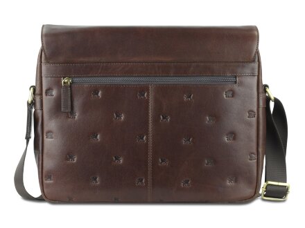 Сумка через плечо Mano Don Leon, натуральная кожа в коричневом цвете, 38 х 30 х 7 см Сумка через плечо Mano Don Leon, натуральная кожа в коричневом цвете, 38 х 30 х 7 см