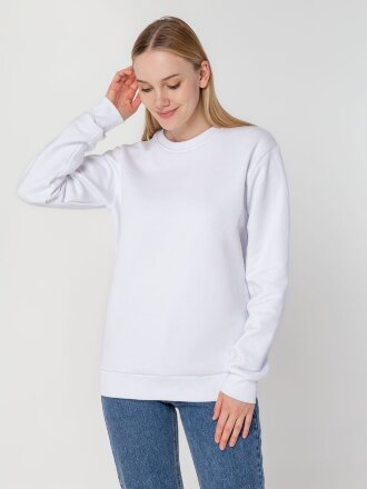 Толстовка Unit Toima Heavy, белая Толстовка Unit Toima Heavy, белая