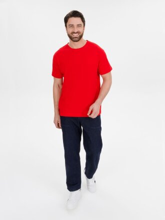 Футболка унисекс T-Bolka 180, красная Футболка унисекс T-Bolka 180, красная