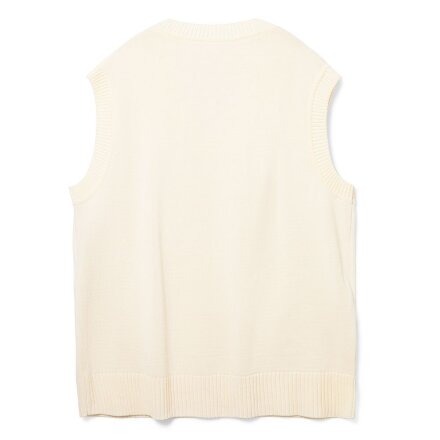 Жилет оверсайз унисекс Tad в сумке, молочно-белый Жилет оверсайз унисекс Tad в сумке, молочно-белый