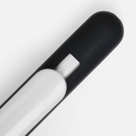 Ручка шариковая Swiper Soft Touch, черная с белым Ручка шариковая Swiper Soft Touch, черная с белым