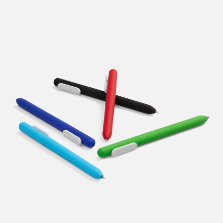 Ручка шариковая Swiper Soft Touch, черная с белым Ручка шариковая Swiper Soft Touch, черная с белым