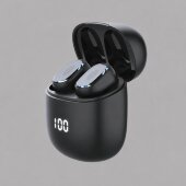 Беспроводные наушники с микрофоном Air Buds Pro, TWS, BT 5.3, LED, 300 мАч, черный, Deppa Беспроводные наушники с микрофоном Air Buds Pro, TWS, BT 5.3, LED, 300 мАч, черный, Deppa