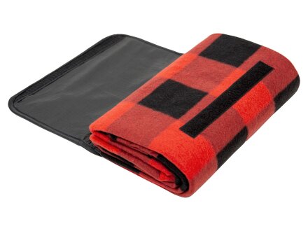 Плед для пикника Recreation, красный/черный Плед для пикника Recreation, красный/черный