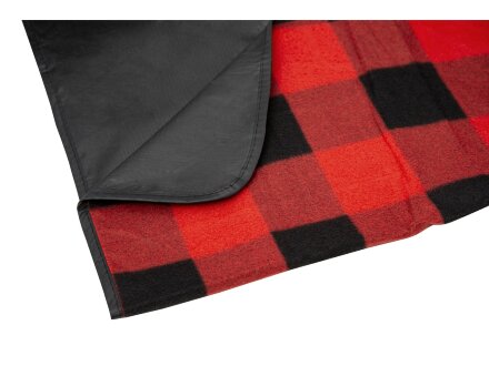 Плед для пикника Recreation, красный/черный Плед для пикника Recreation, красный/черный