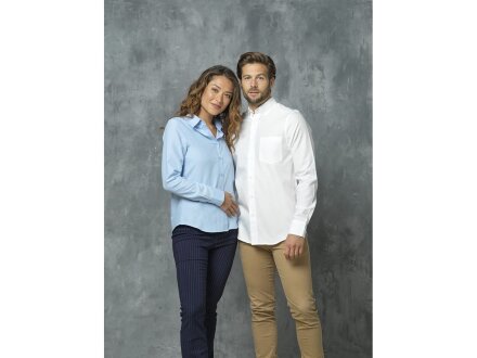 Pollux Мужская рубашка с длинными рукавами, белый Pollux Мужская рубашка с длинными рукавами, белый