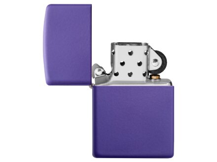 Зажигалка ZIPPO Classic с покрытием Purple Matte, латунь/сталь, фиолетовая, матовая, 38x13x57 мм Зажигалка ZIPPO Classic с покрытием Purple Matte, латунь/сталь, фиолетовая, матовая, 38x13x57 мм