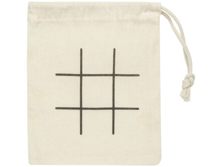 Деревянная игра в крестики-нолики в мешочке Whorl - Натуральный