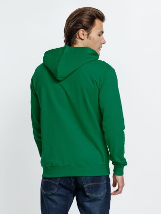 Толстовка на молнии с капюшоном Siverga 2.0, зеленая Толстовка на молнии с капюшоном Siverga 2.0, зеленая