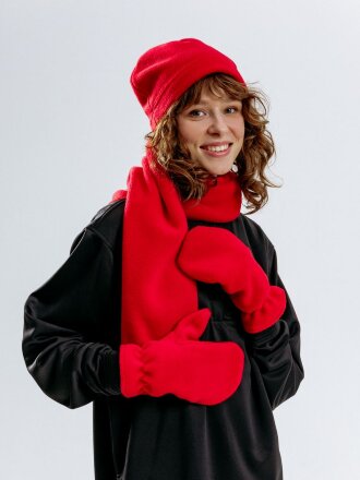 Варежки Fleecy, красные Варежки Fleecy, красные