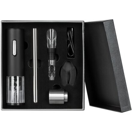 Винный набор Wine Diesel, черный Винный набор Wine Diesel, черный